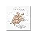 Stupell Industries Sea Turtle Anatomy Marine Life Animal Chart, Design by Dishique