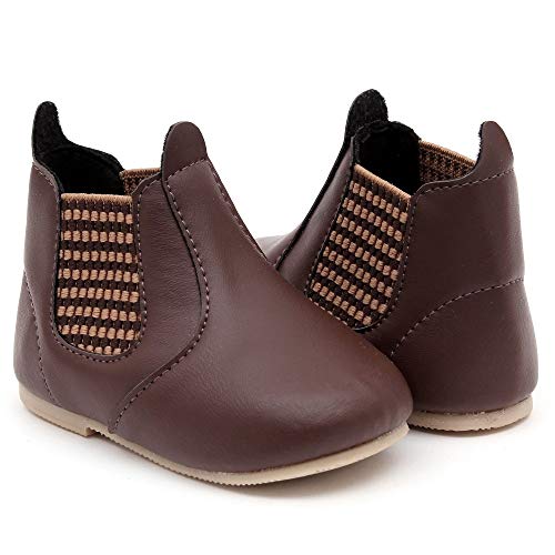 Sapatinho de Bebê Botina Botinha Country Marrom (22)