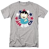 Popfunk South Park Randy Marsh America Unisex Adult T-Shirt (Athletic Heather, Large)
