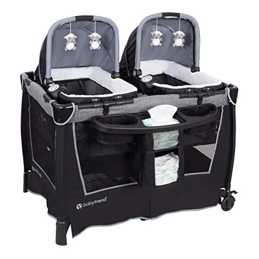 Baby Trend Retreat Twins Nursery Center, Quarry