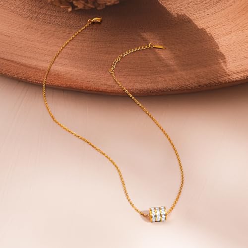 Image of Rubans Demi Fine Stainless Steel Pendant Chain Daily Gift for Women & Girls