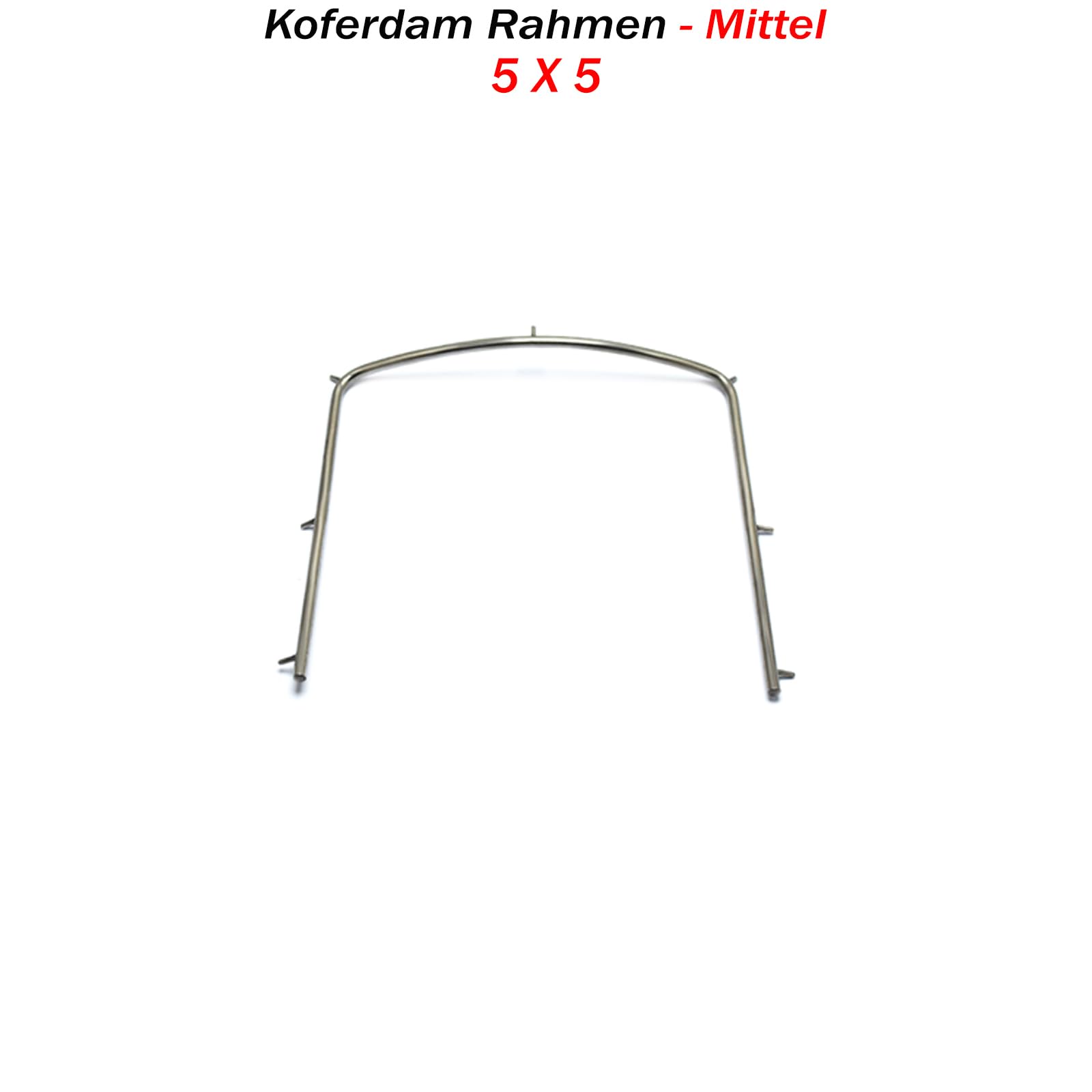 Kofferdam Rahmen Mittel 5X5 Edelstahl Zahnarzt Instrumente