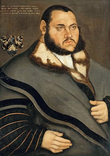 Tableau Lucas Cranach Herzog Heinrich le Pieux Toile 60x90cm