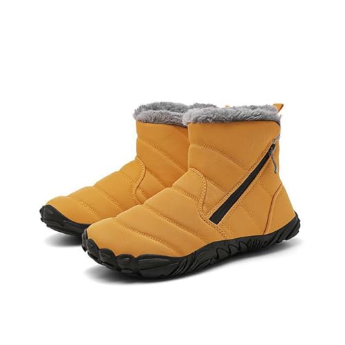 IWIHMIV Girls Snow Boots Boys Snow Boots Winter Outdoor Non Slip Cold Weather Shoes Snow Boots Warm Mid Calf Winter Shoes3