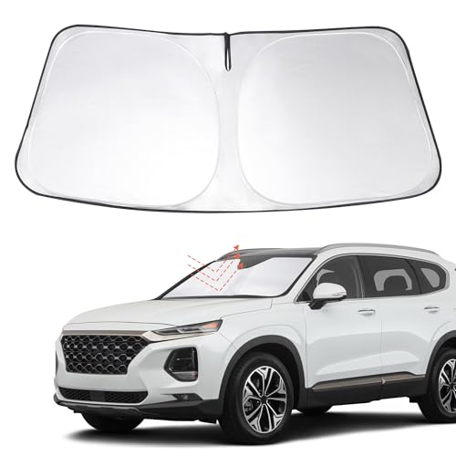 Image of Windshield Sun Shade Sunshade for 2019-2023 Hyundai Santa Fe