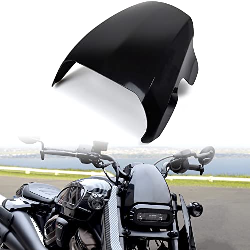VEISUTOR Headlight Fairing Covers for Sportster S 1250, Gloss Black Head Light Bezel Trim Fairing Cowel Cover Kit with Mounting Bracket for Harley SS1250 Sportster S 1250 RH1250 2021-2023