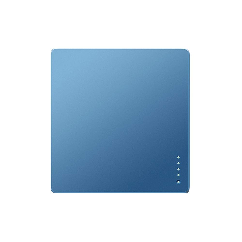 Interruptores de Corriente,Interruptores de luz in 86 Panel de interruptores Integrado Oculto con luz indicadora Fluorescente (Color: Bl (Color : 1 Gang 1 Way)
