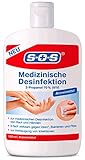 SOS Medizinische Desinfektion, Desinfektionsmittel für Hände und Haut, 3-fach wirksame Handdesinfektion gegen Viren*, Bakterien und Pilze mit 2-Propanol 70% (V/V), 150 ml Flasche