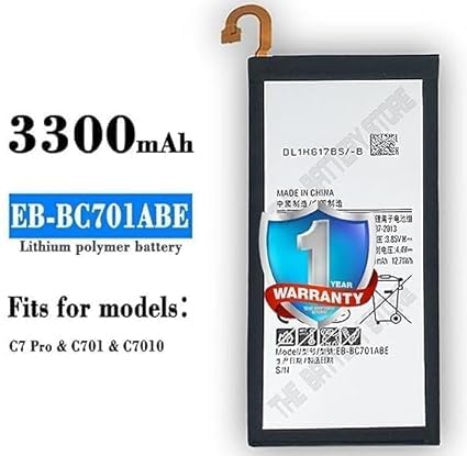 Image of THE BATTERY STORE Original EB-BC701ABE Battery for Samsung Galaxy C7 Pro /C7000 C7010 C2018 C701F Battrey with 1 Year Warranty****(Q119)