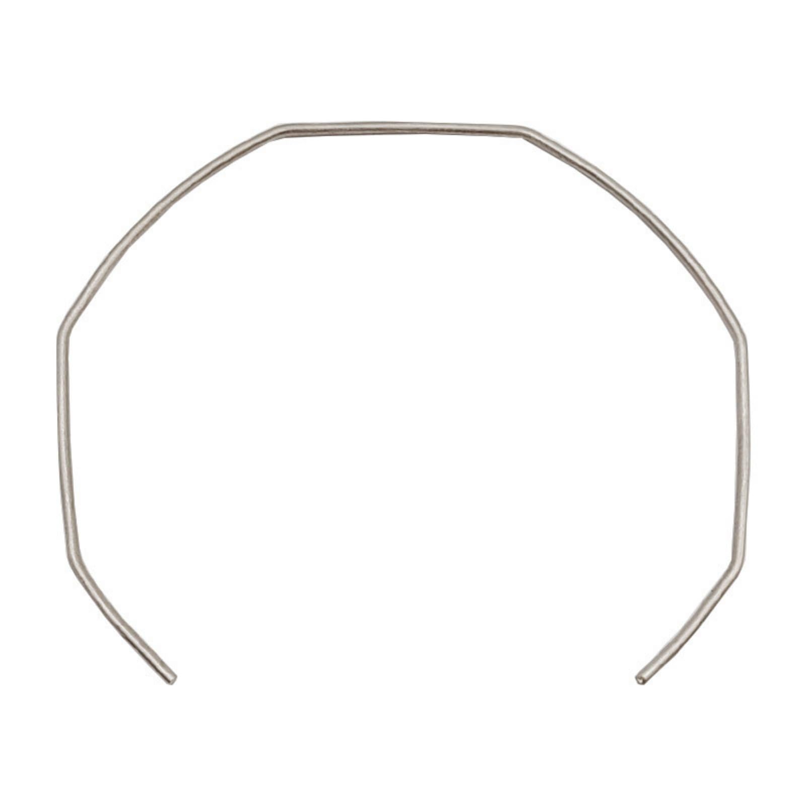 Jazuaiao Practical Coffee Machine Handle Retaining Clip Stainless Steel Texture Portafilter Retaining Rings Easy Installation Portafilter Rings