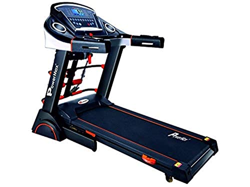 Image of PowerMax Fitness TDA-230M (4.0HP Peak) Multi-Function Motorized Treadmill with Semi-Automatic Lubrication, Home Use & Automatic Incline
