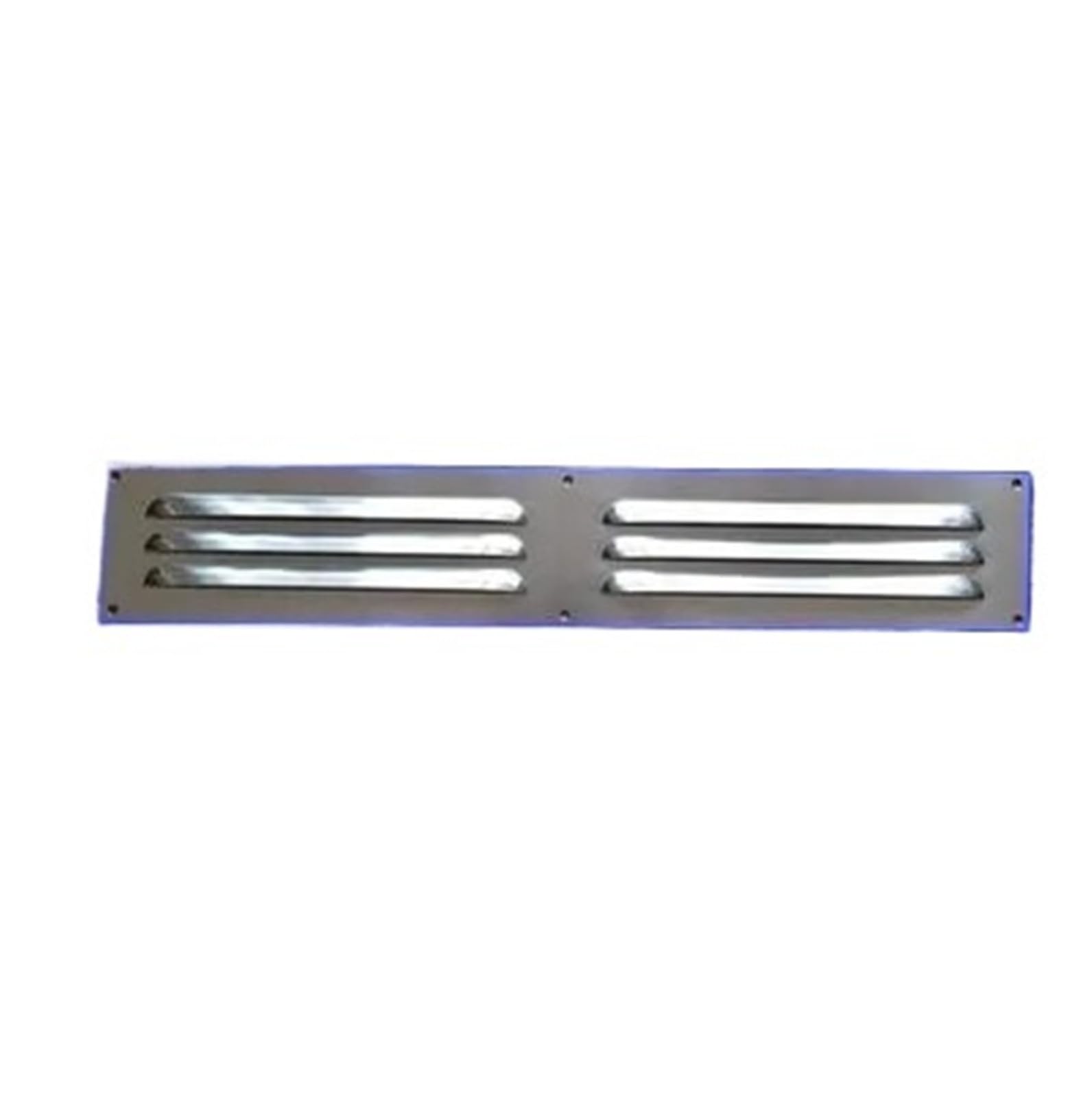 Ventilation Grilles Aluminum Air Vent Ventilator Grille Undereave Under Eave Louvers Stainless Steel Copper Rain(W495H90mm AL)