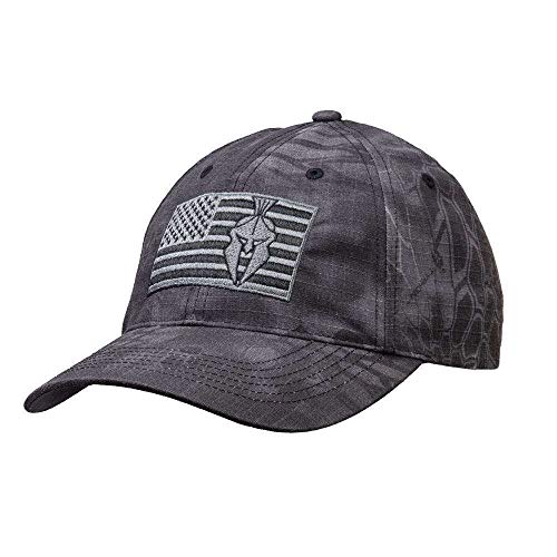 Kryptek Men's Flag Baseball Cap, Typhon, One Size Kryptek Men's Flag Baseball Cap, Typhon, One Size