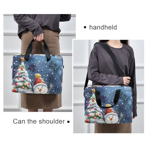 Maletín para portátil con diseño navideño, 13-15.6 pulg. miniatura 2