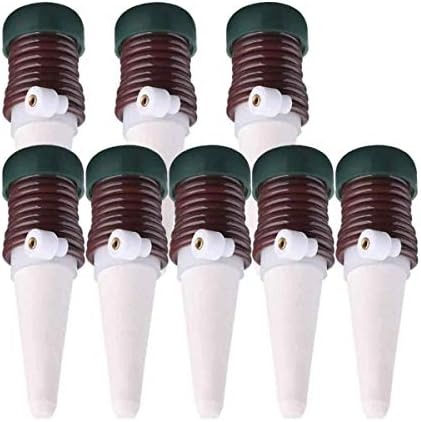 JUSHACHENGTA 8 Pack Automatic Plant Waterers, Plant Watering Devices, Automatic Slow Release Vacation Plant Waterer Slow Release for Outdoor & Indoor Use