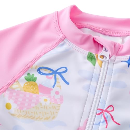 Image of UMELOK Baby Girl Swimsuit Infant Rash Guard Swimwear Bathing Suit