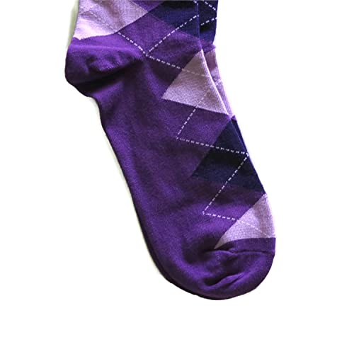 Men Argyle Mid Calf Dress Wedding Socks Fits 9-13 Made In USA3