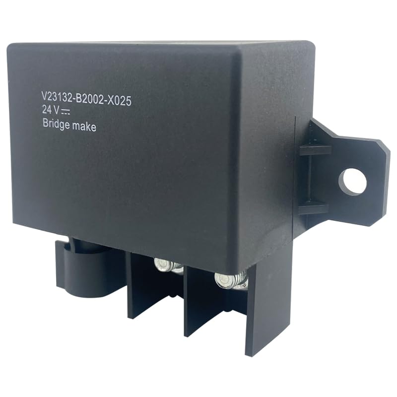 V23132-B2002-X025 24VDC Auto Relay, 1 Form X High Current Relay for Engine Control, Glow Plug & Windshield Heating System (Pack of 1)