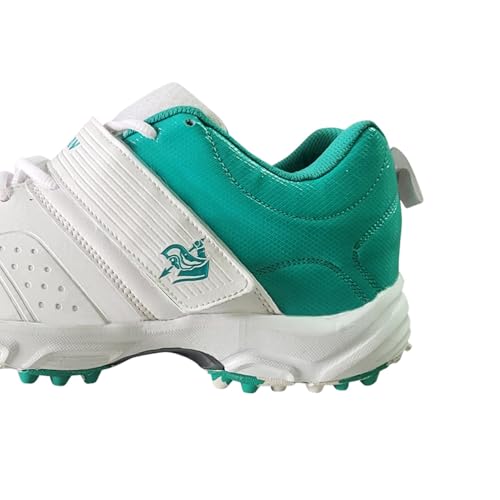 Image of SPARTAN Cricket Shoes for Boy's & Men| Anti Skid Shoes with Rubber Outsole|Lightweight and Durable|Comfortable Cushioning | Outdoor Shoes Ideal for Turf | Non-Slip Sole