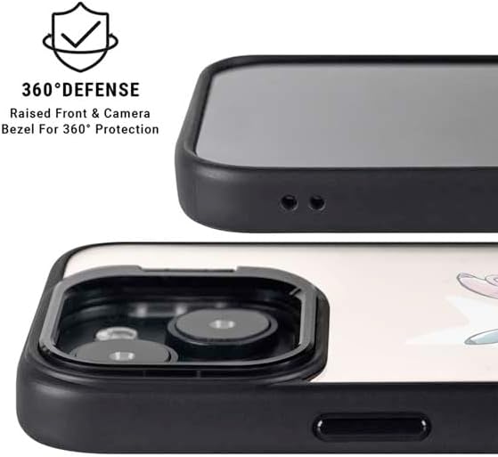 Skinit Kickstand Phone Case Compatible with iPhone 13 - Officially Licensed Disney Lilo and Stitch Stitch and Angel Design