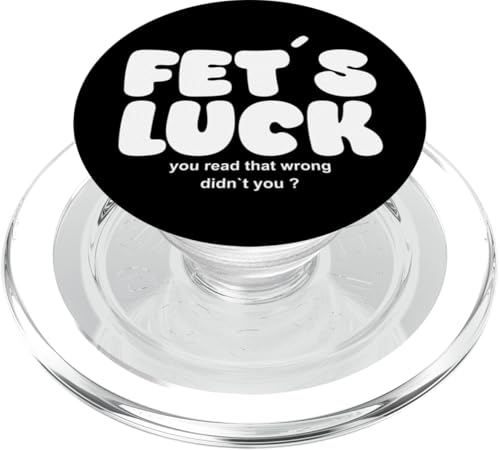 PopSockets PopGrip pour MagSafe FET'S Luck support pliable a message humoristique