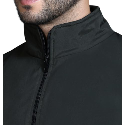 Image of TFA Mens Windcheater Jacket |Zip Closure| Sports Wear| Water Resistant |Rainy Season | Reflector