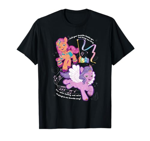 T-shirt My Little Pony Glitter Duo coton enfant fan de poney violet