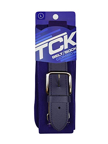 TCK Baseball/Softball Adult Belt & Socks Combo Set (Purple, Medium) - Purple,Medium - Thumbnail 4