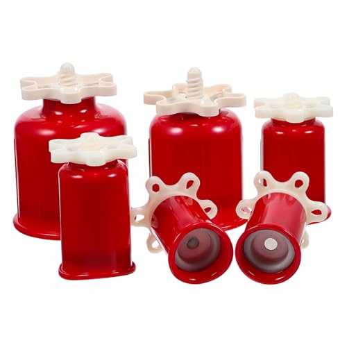 Set de 6 copas de ventosas para terapia de succión muscular, copas plásticas para piernas y cuerpo, masajeador para atletas y uso en casa miniatura 1