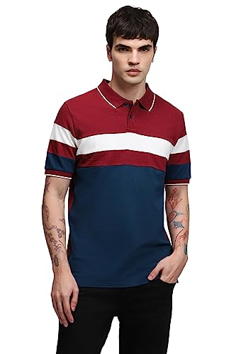 Image of Dennis Lingo Men's Cotton Solid Slim Fit T-Shirt
