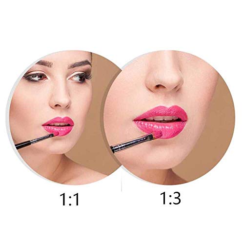 Miroir maquillage grossissement 3x double face rasage mural silver - 3