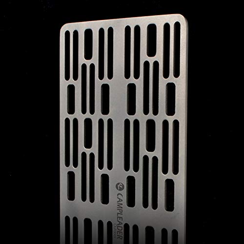 Grade, Romacci Titanium Barbecue Grill Placa ultraleve ao ar livre para churrasco de acampamento