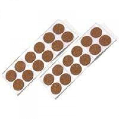MINTCRAFT FE-50700 Cork Pads, 1/2-Inch, 24-Count