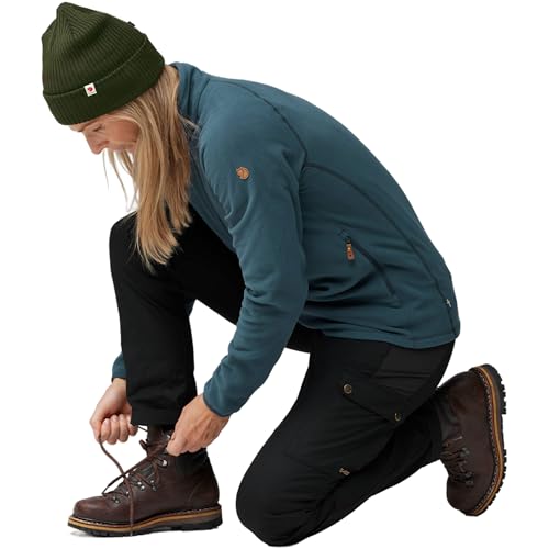 Fjällräven Damen Övik Lite Fleece Jacke, Black, L