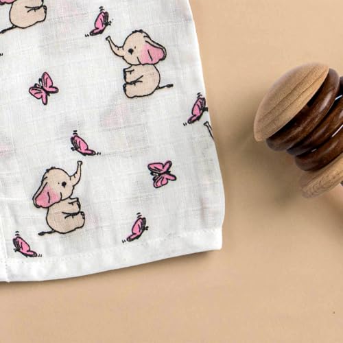 Image of Kidbea Newborn Baby Jhabla Muslin Cotton Clothes for Boys & Girls | Soft Breathable, Cute Printed Sleeveless Baby Wear with Button Closure