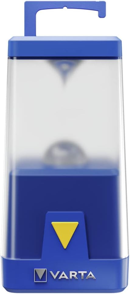 VARTA Campinglampe LED, Outdoor Ambiance L20 Camping Laterne mit Dimmfunktion und verschiedenen Farbmodi, Campingleuchte mit 6x AA Batterien, für Angeln, Outdoor, Stromausfall, Notfall, unbestückt
