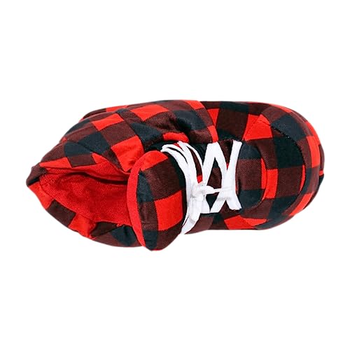 Image of Happy Feet Slippers Standard Sneaker Slippers for Men, Women, and Kids - Women Shoes, Gifts for Women, As Seen on Shark Tank - Classy Oversized House Slippers for Women with Non-Slip Rubber Soles