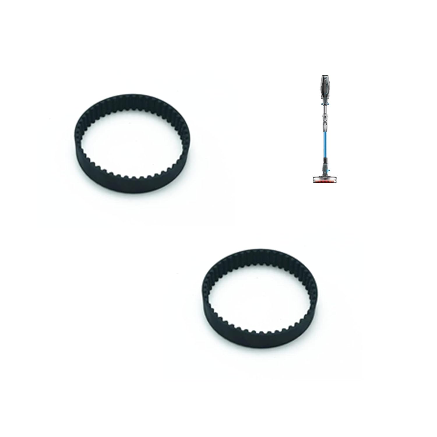 Replacement Belts for Shark IONFlex DuoClean Cordless Ultra-Light Vacuum,Compatible with Models IC160,IC162,IF200,IF200W,IF201,IF202,IF203Q,IF205,IF251,IF252,IC205,UF280,IF200,IF285 (2 Belt)