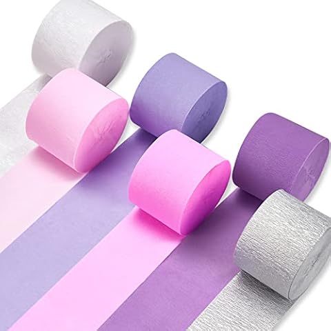 PartyWoo Metallic Crepe Paper Streamers Pack Cover