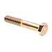 Prime-Line 9105276 Hex Head Cap Screws, Grade 8, 3/8 inch-16 X 2-1/4 inch, Grade 8 Yellow , Zinc