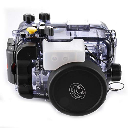 Fotga Seafrogs 60M/195FT Waterproof Underwater Camera Housing Case Diving Case for Sony Mirrorless Camera A6000 A6300 A6500 - Thumbnail 2