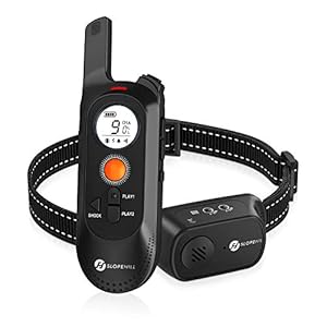 Dog-Training-Collar-for-Large-Dogs-Waterproof-Dog-Shock-Collar-with-Voice-Commands-Beep-Vibration-and-Shock-Modes-Electric-Dog-Collar-for-Small-Medium-Large-Dogs Waterproof Dog Shock Collar