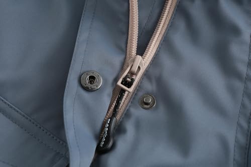 Kids Water Resistant Jacket Girls Fleece Lined Raincoat Windbreaker Boys Hooded Jacket3