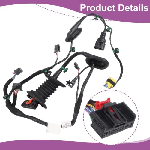 Cableado de puerta delantera izquierda para Golf MK5 2006, arnés de cables ABS 1K0971120BK 5
