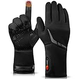 Heated Gloves Liners for Men Women, Winter Glove Liners for Arthritis Raynaud's, Thin Heated Gloves for Hiking Riding Running…