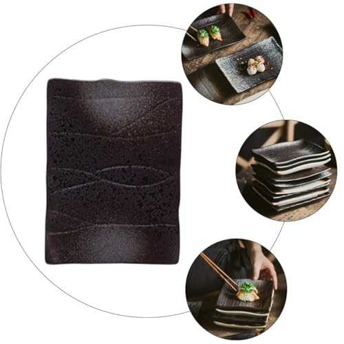 Platos rectangulares japoneses para sushi 8 pulgadas x2 miniatura 7