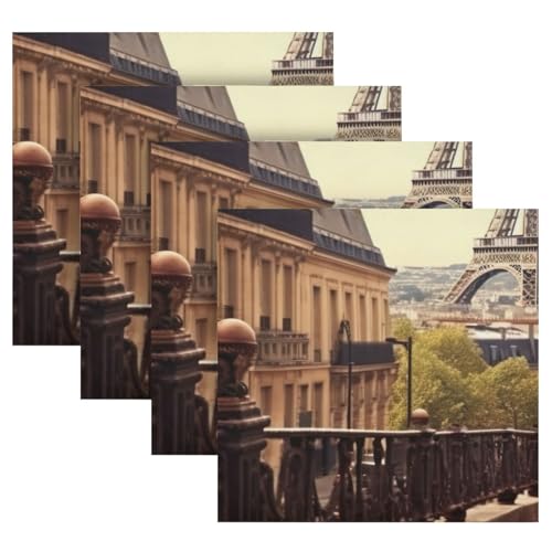 Servilletas de Tela Paris Tower Set x6 miniatura 5