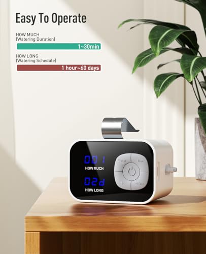 Kollea-Reliable-Automatic-Watering-System-for-Potted-Plants-Free-Watering-in-Seconds-Plant-Self-Auto-Watering-System-for-Vacation-Indoor-House-Drip-Irrigation-Kits-with-60-Day-DIY-Watering-Schedules
