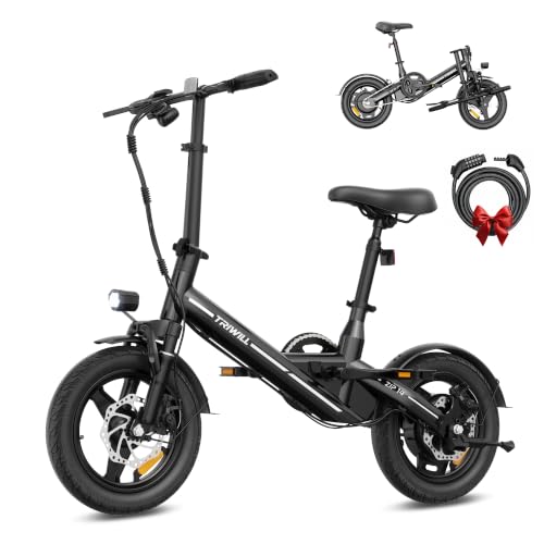 Electric Bike for Adults & Teens, 1000W Peak Motor, 14" Ebike for Commuting