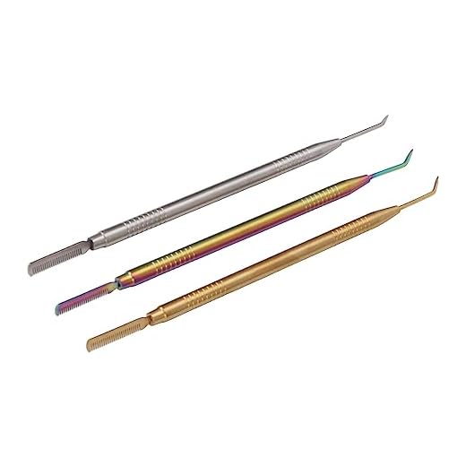 3 PCS Lash Lift Perm Tools Professional Lash Lift Peine Perming Tinting Curling Extensions Suministros, Eyelash Lift Brush Herramientas de Pestañas de Acero Inoxidable Colores
